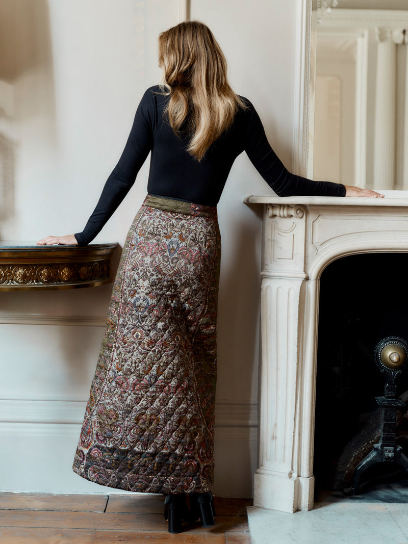 The Quilted Skirt (Antique Paisley)