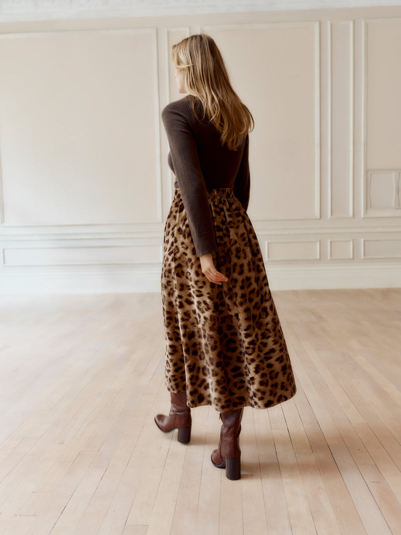 Gaucho Skirt (Leopard)