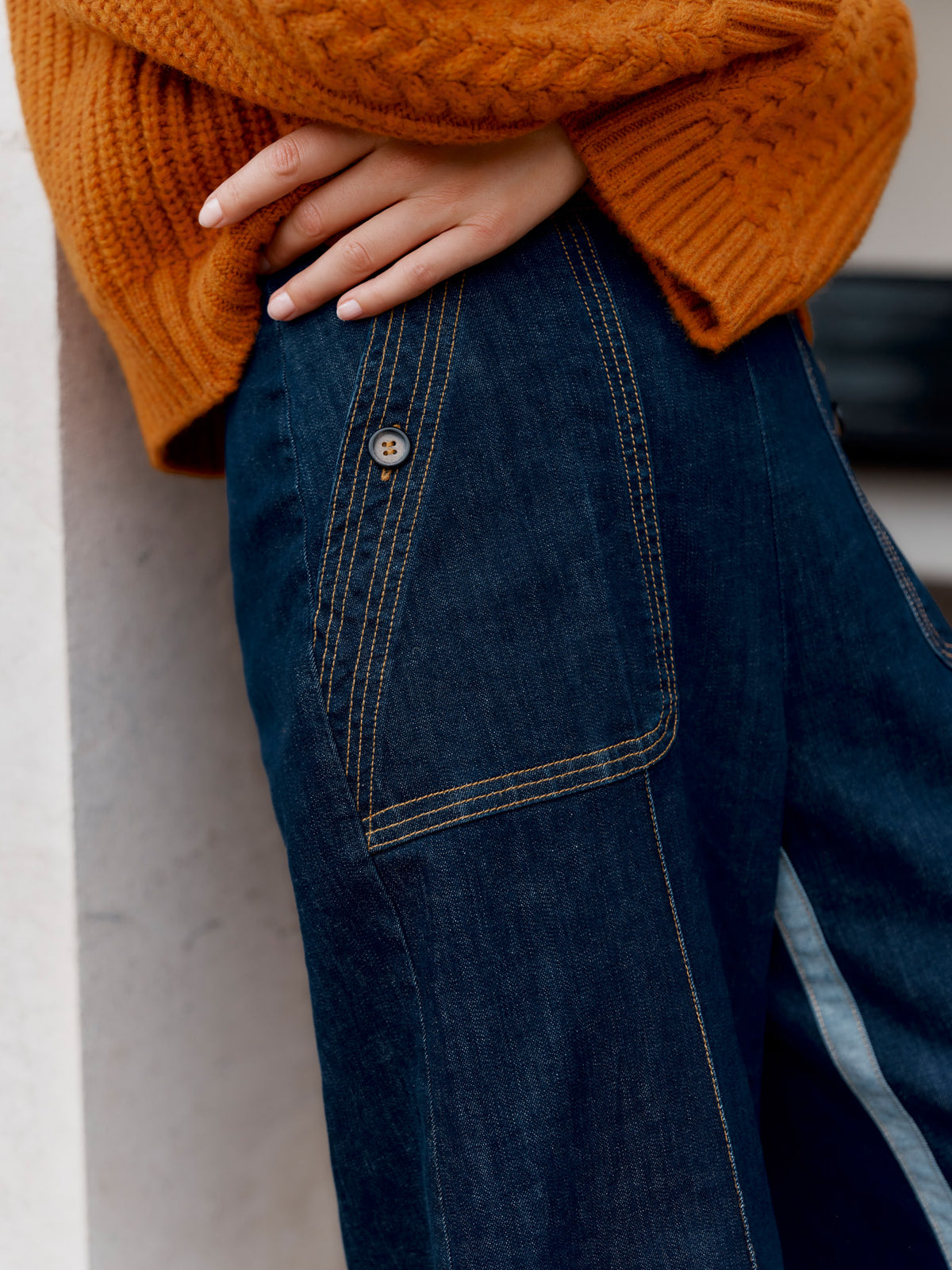 The Inside Stripe Jean Luxury Womenswear WIGGY KIT