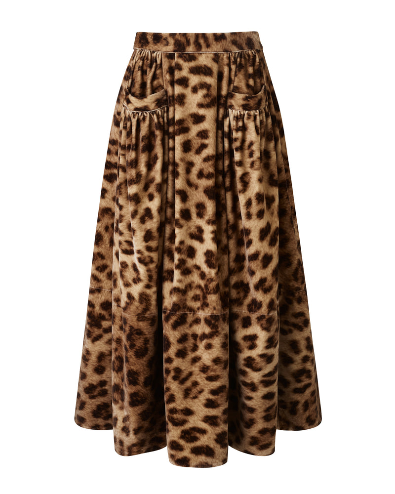 Gaucho Skirt (Leopard)