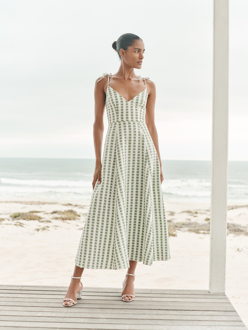 Ekberg Dress (Green Gingham)