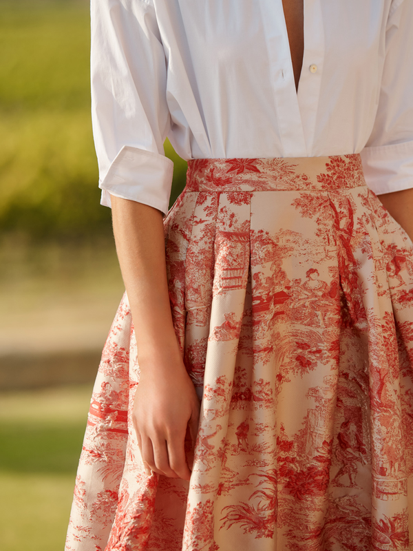 Opera Skirt (Toile De Jouy)