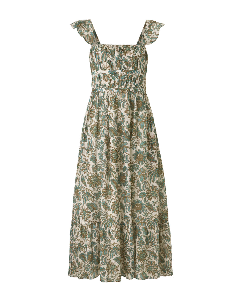 Wiggy Kit | The Carmen Dress | Product image of maxi jungle print dress