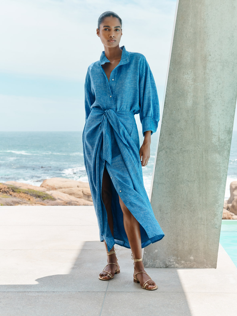 Sarong Shirt Dress