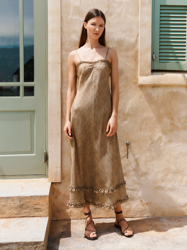 Silk Bias Slip Dress